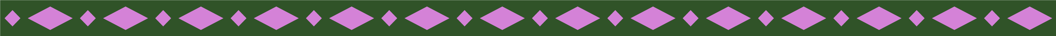 Pattern of violet diamonds on green background